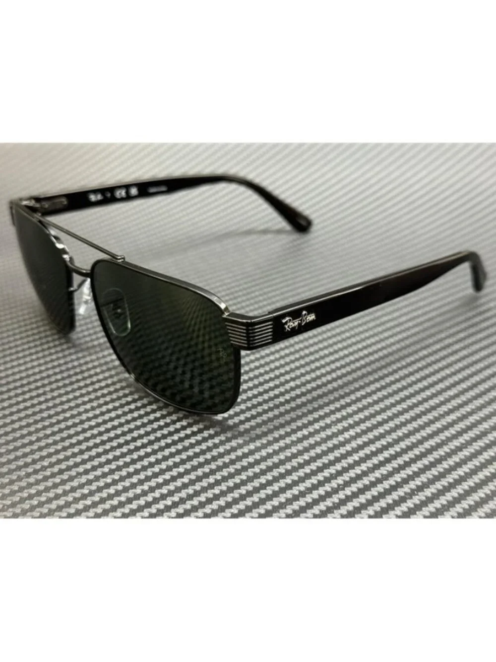 New Ray-Ban Men Black Sunglasses 61-17-145